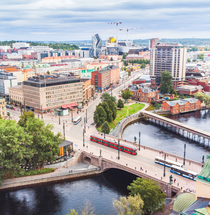 Visit Tampere Hämeenpuisto Tramway Drone Views Ratikka Summer Laura Vanzo 8
